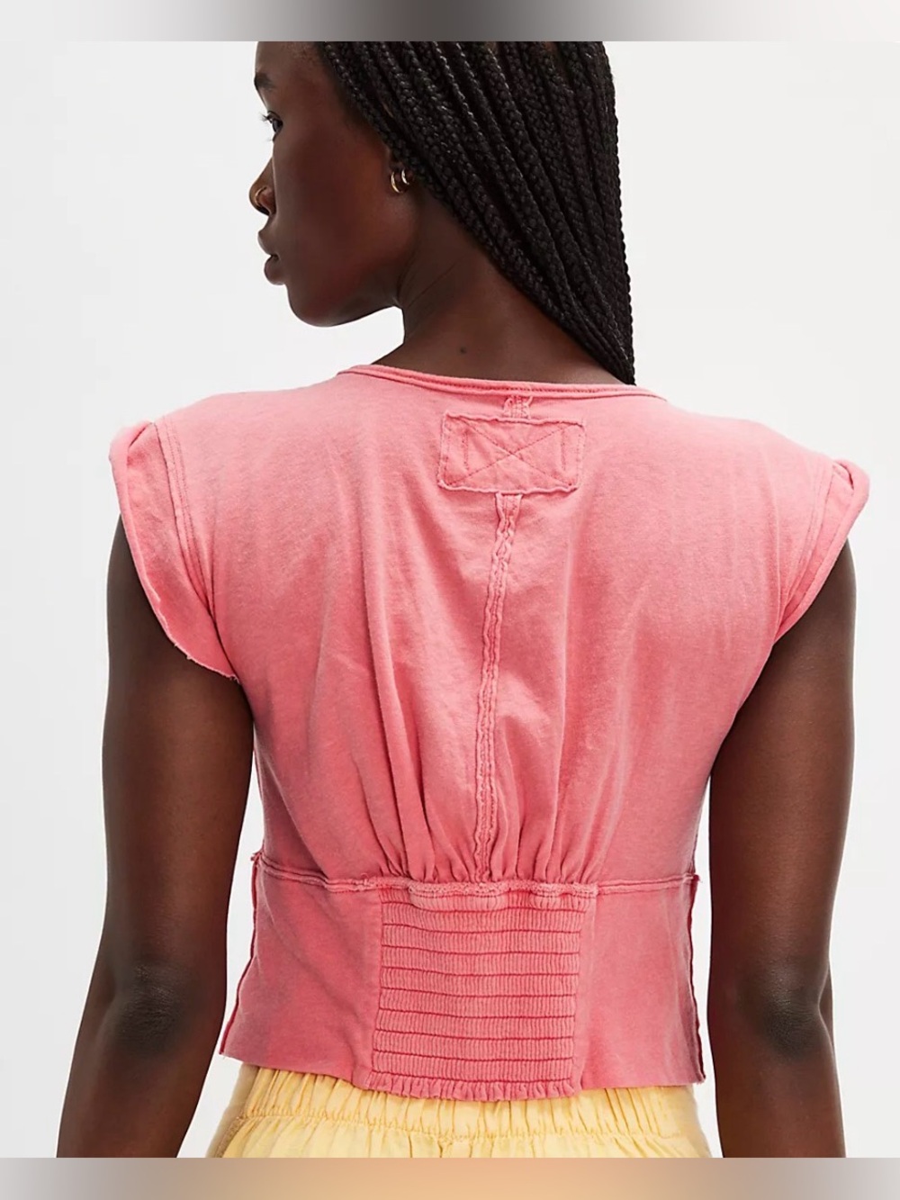Free People We the Free Ivy Tee Berry Twist XS